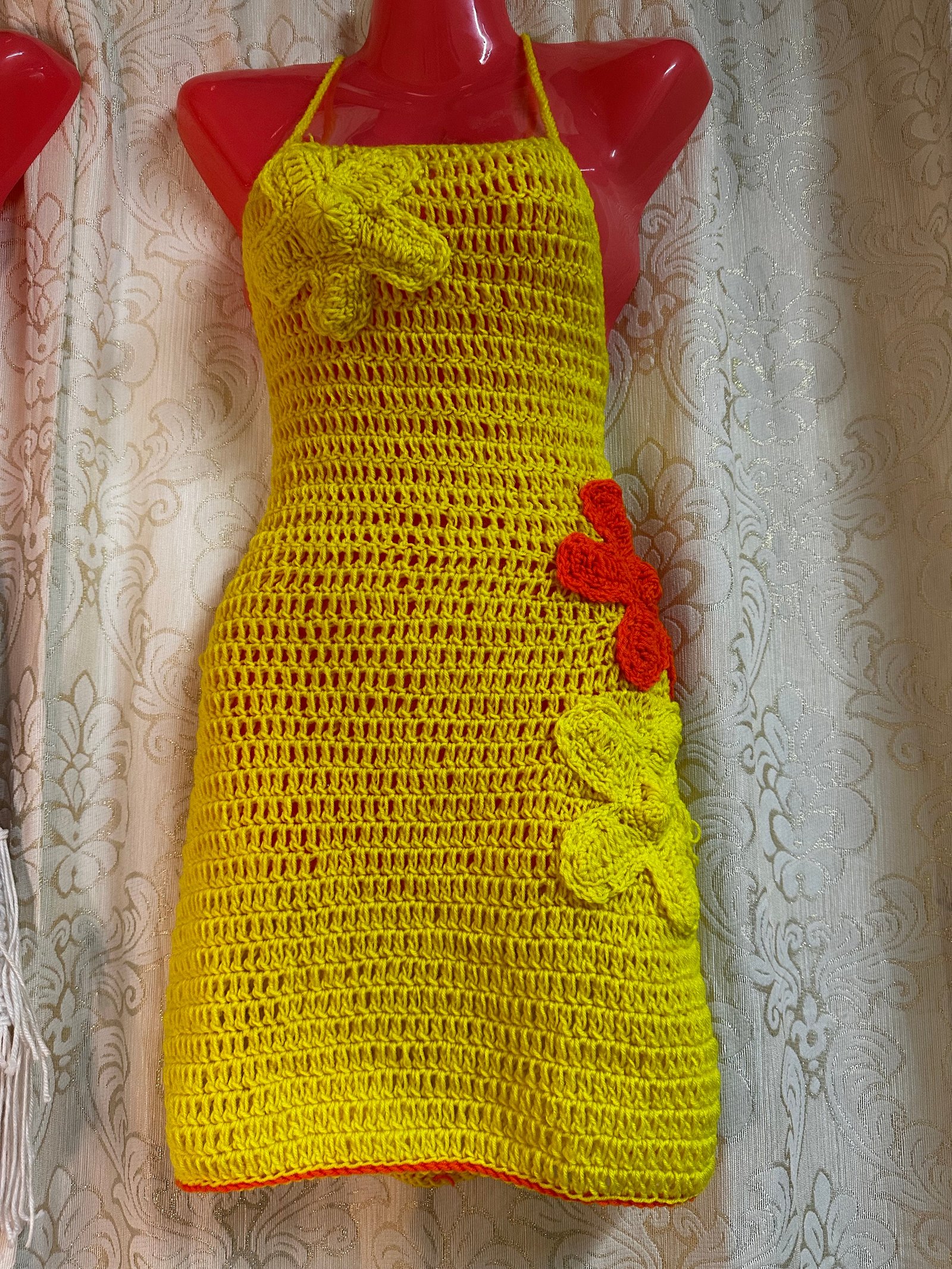 Crochet Mini Dress